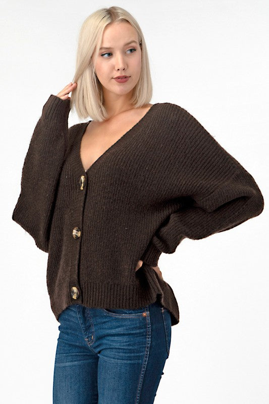 The Leon Cardigan (umber)