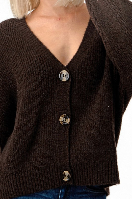 The Leon Cardigan (umber)
