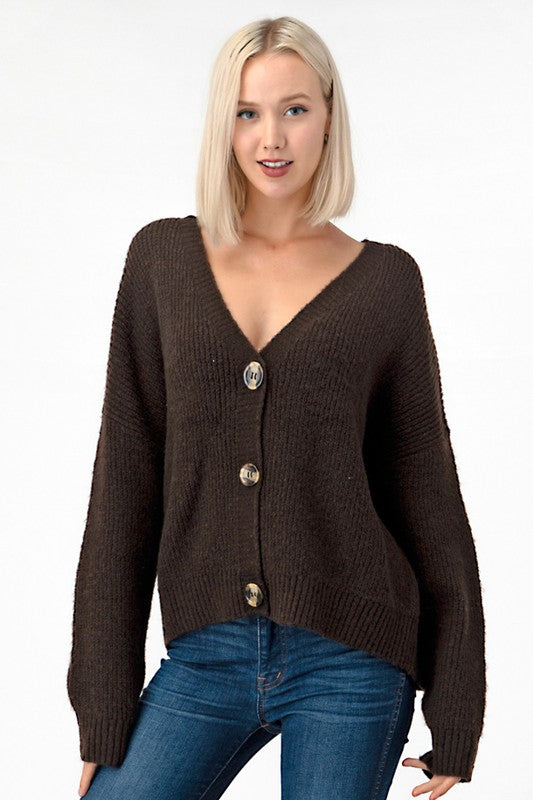 The Leon Cardigan (umber)