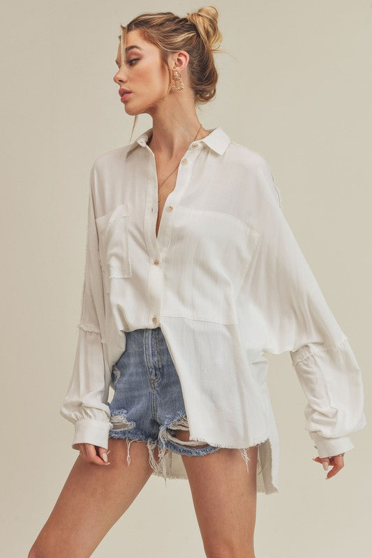 Annelise White Blouse