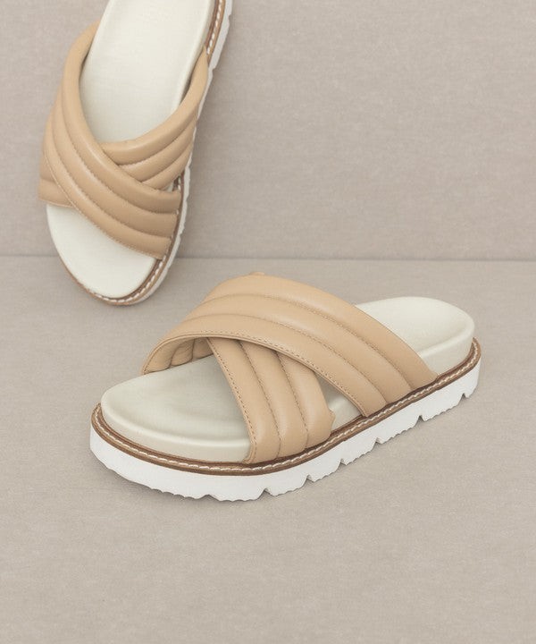 The Crossover Flatform Sandal