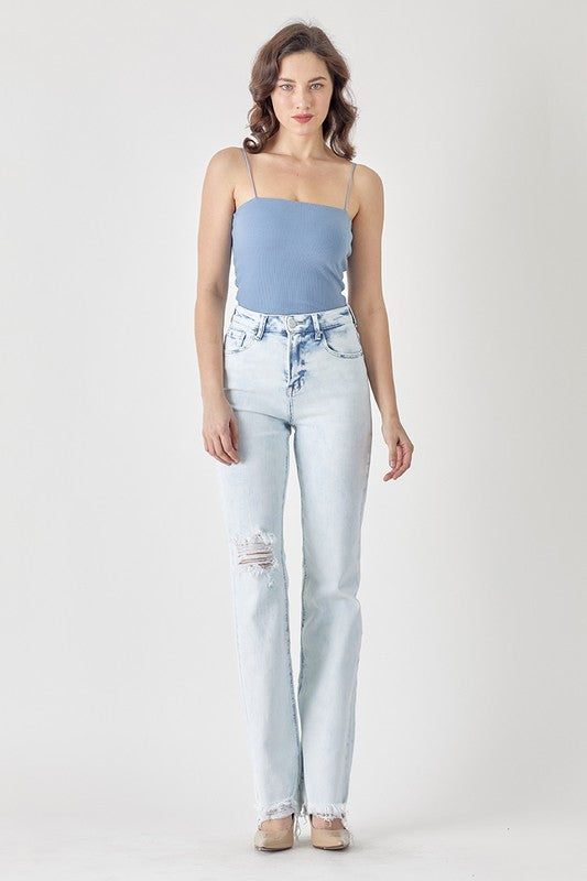 High Rise Inseam straight