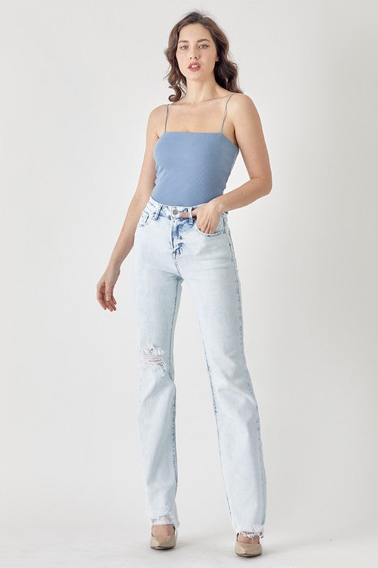 High Rise Inseam straight