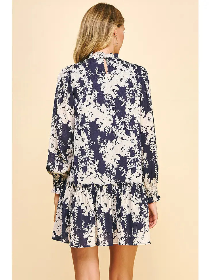 Violet Floral Dress