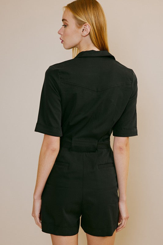 Tailored Blazer Romper
