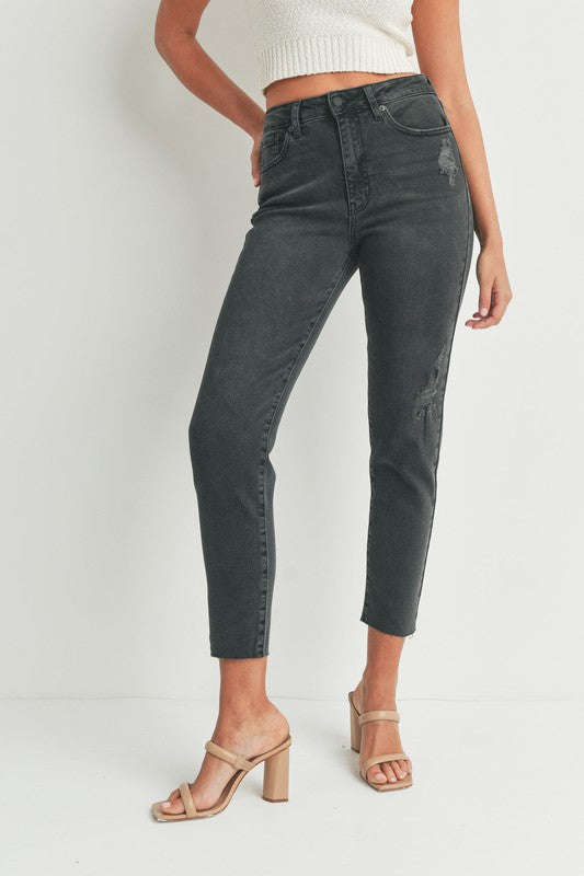 SALE Washed Black Comfort Skinny Jean