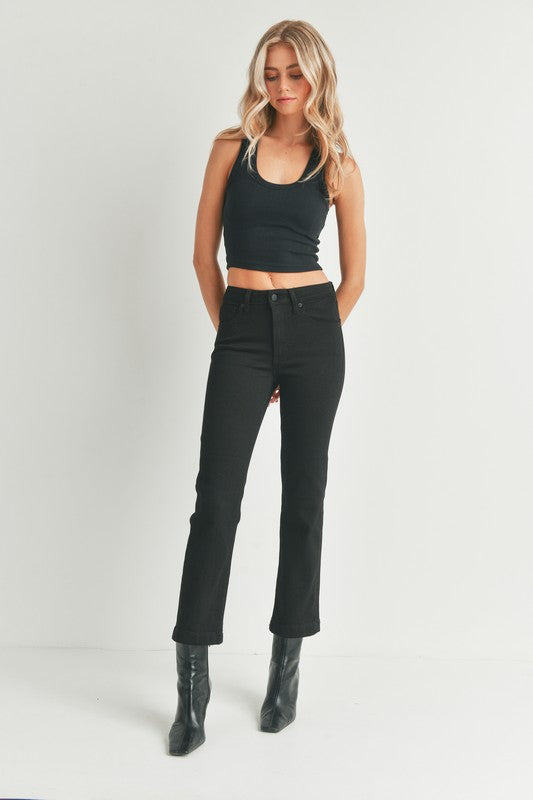 SALE Black Classic Relaxed Straight Leg Denim