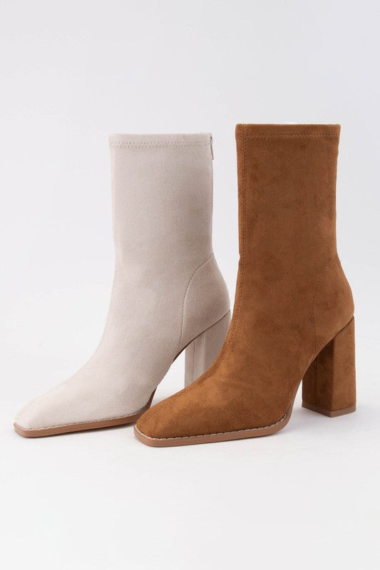 Camille Bootie (cognac)