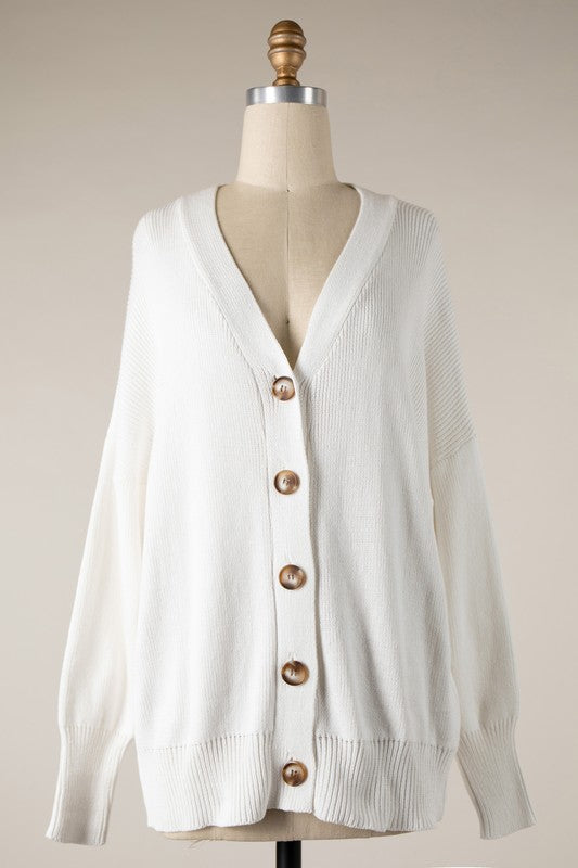 Prescott Cardigan (white)
