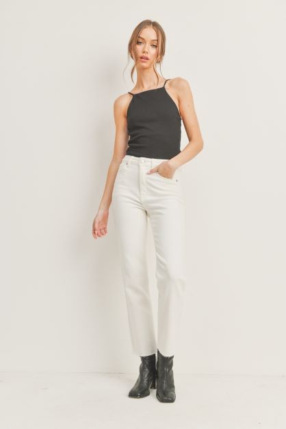 Classic Cream Straight Leg Denim