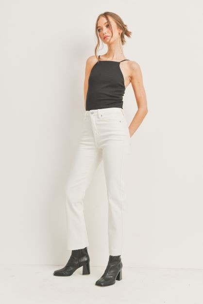 Classic Cream Straight Leg Denim