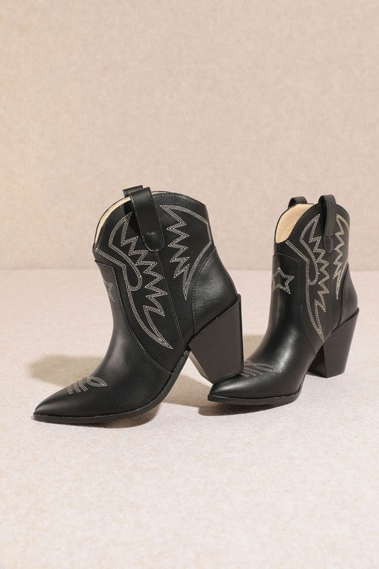 Nina Western Boot (black)