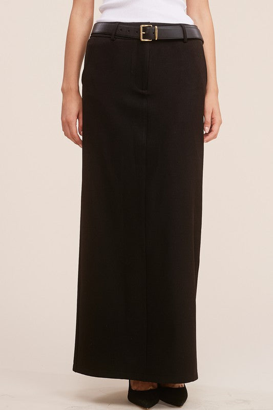 The Vaughn Maxi Skirt (black)