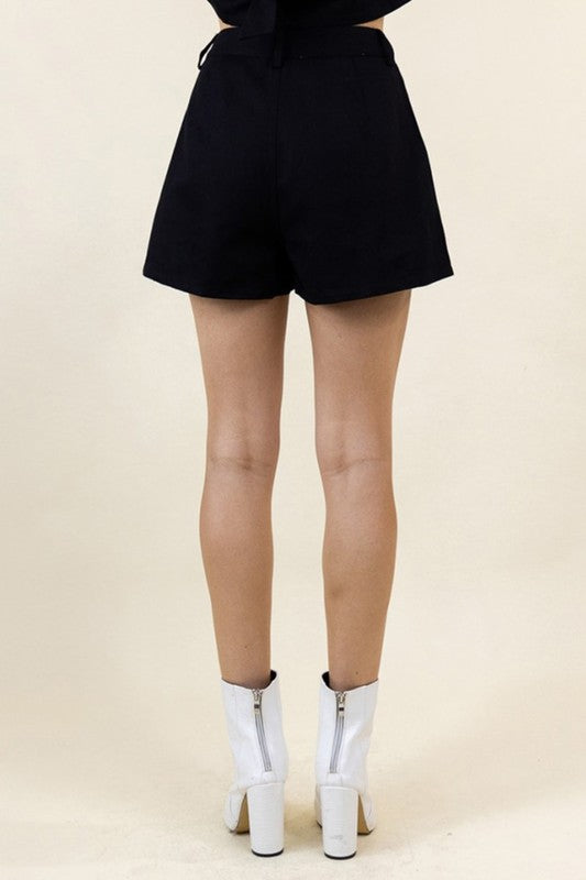 Winifred Flare Shorts (red)