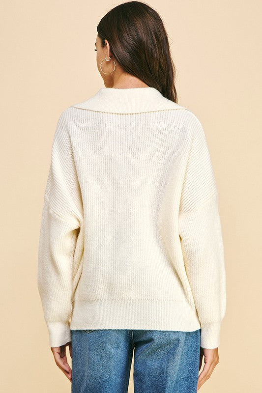 The Knox Collared Sweater