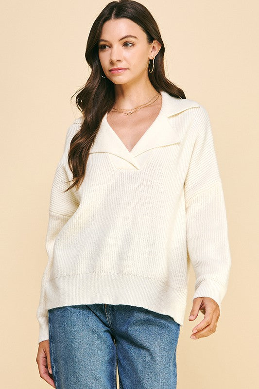 The Knox Collared Sweater