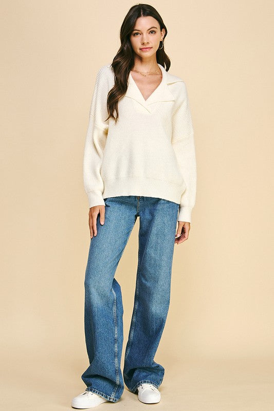 The Knox Collared Sweater