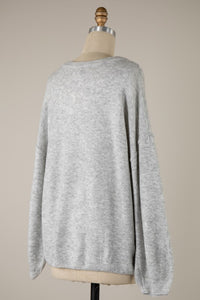 BEST SELLER Homebody Sweater (grey) - GEORGE-MARY'S
