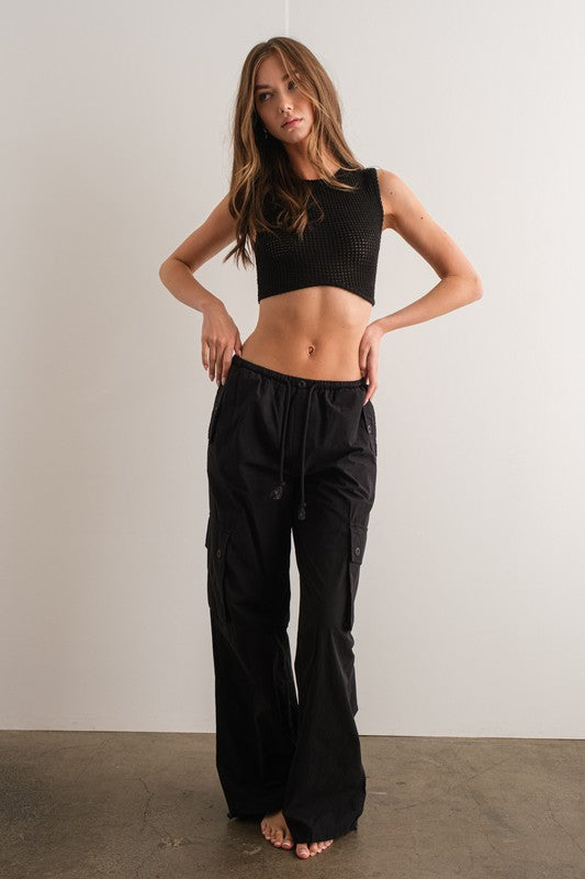 Low Rise Cargo Pants