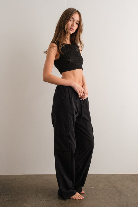 Low Rise Cargo Pants