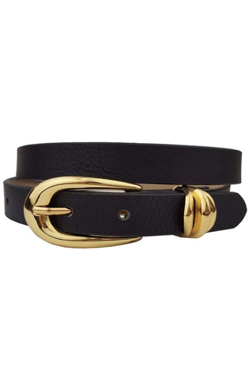 George Men's Square Buckle Belt, Sizes S-XL 