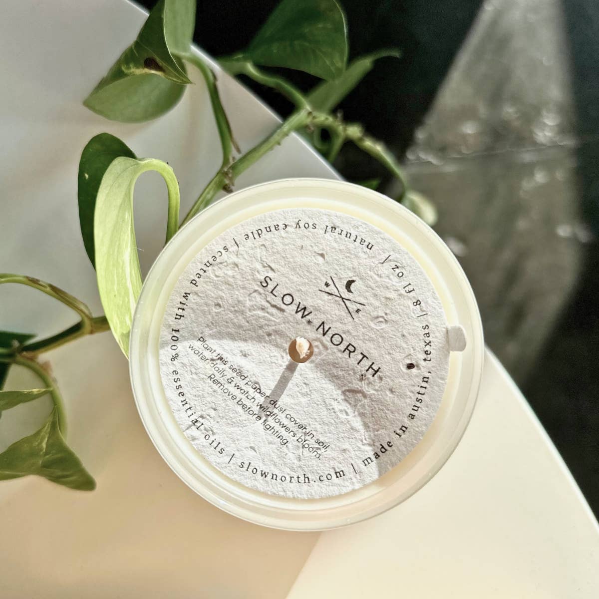 Merry + Bright Frosted Candle (Seasonal)