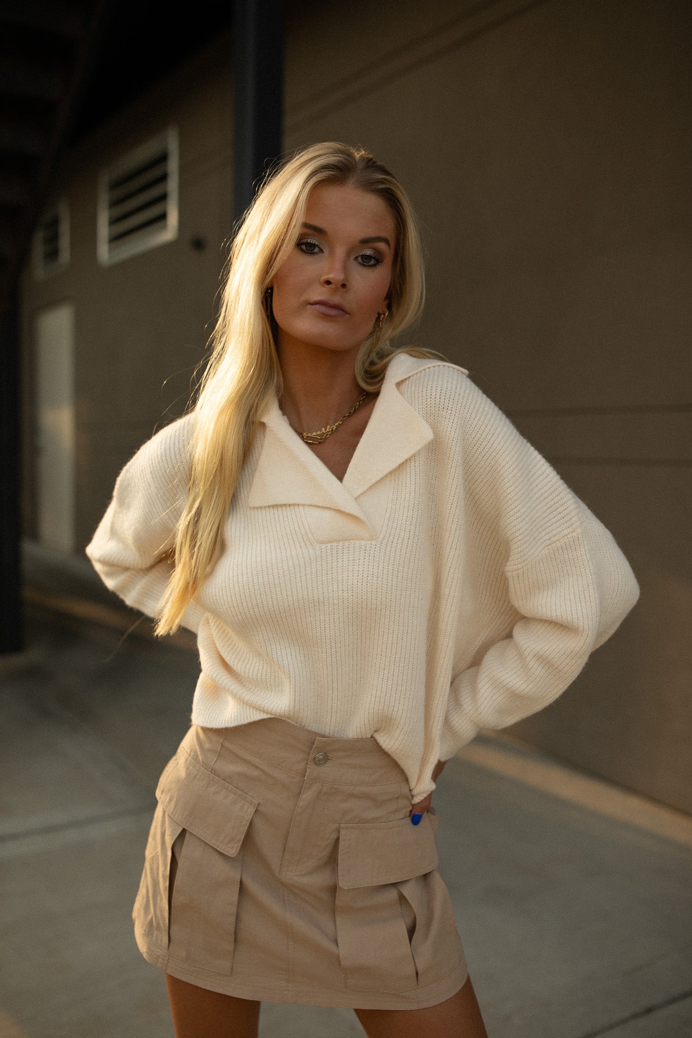 The Knox Collared Sweater