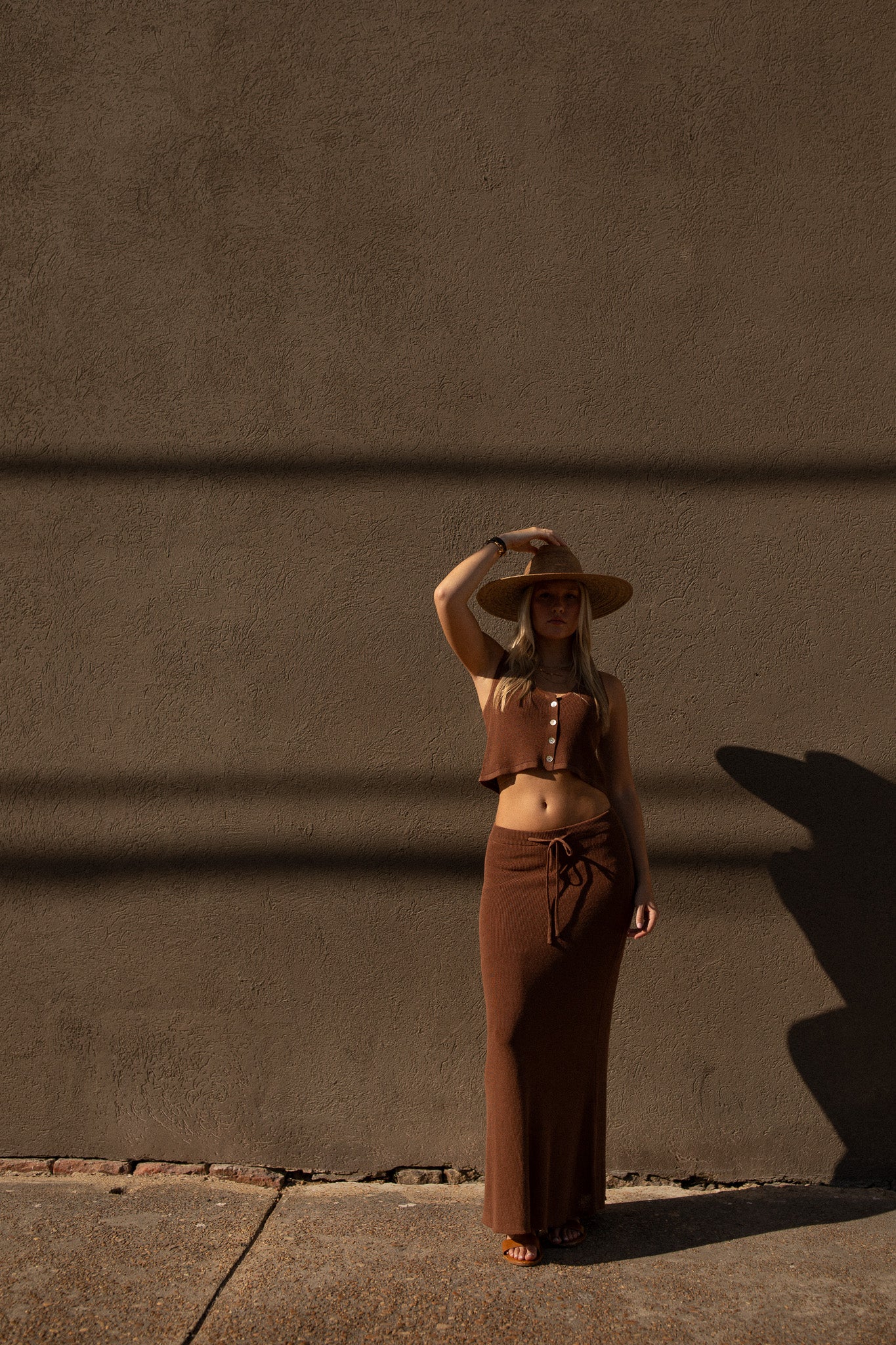 The Bristol Knit Maxi Skirt (cocoa)