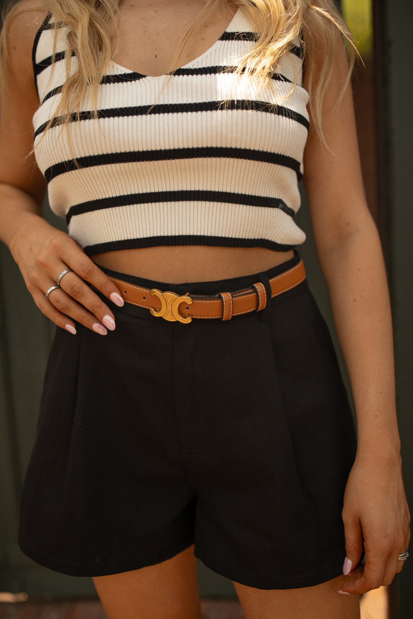 Winifred Flare Shorts (black)