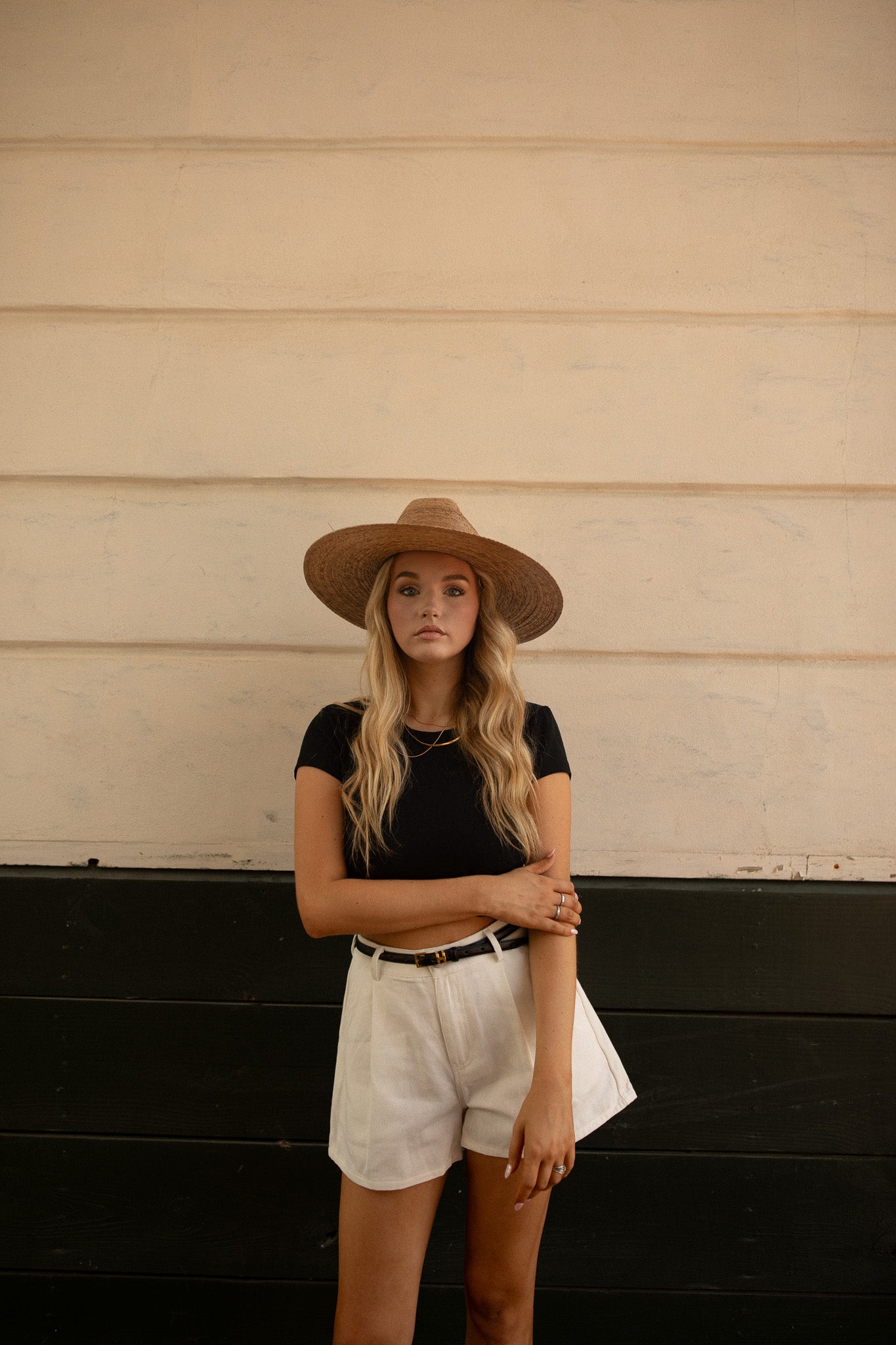Winifred Flare Shorts (white)