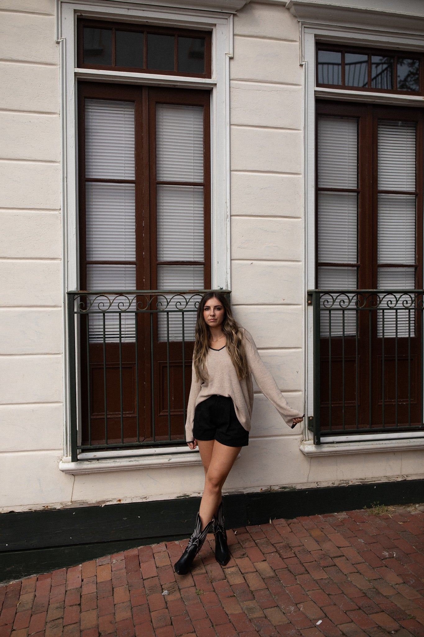 LITTLE LIES Lori Contrast Sweater