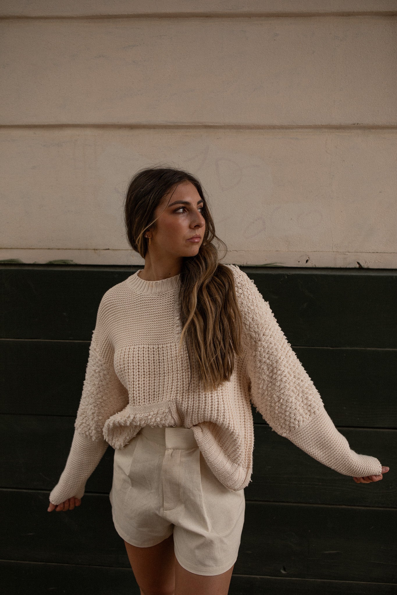 LITTLE LIES Hanny Cream Sweater