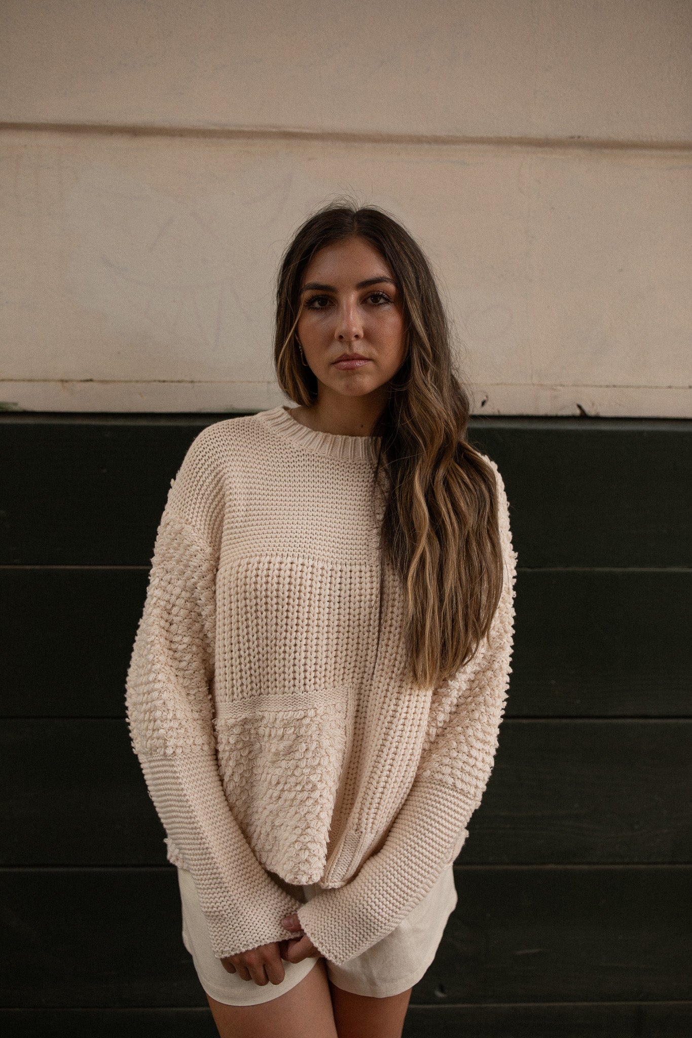 LITTLE LIES Hanny Cream Sweater