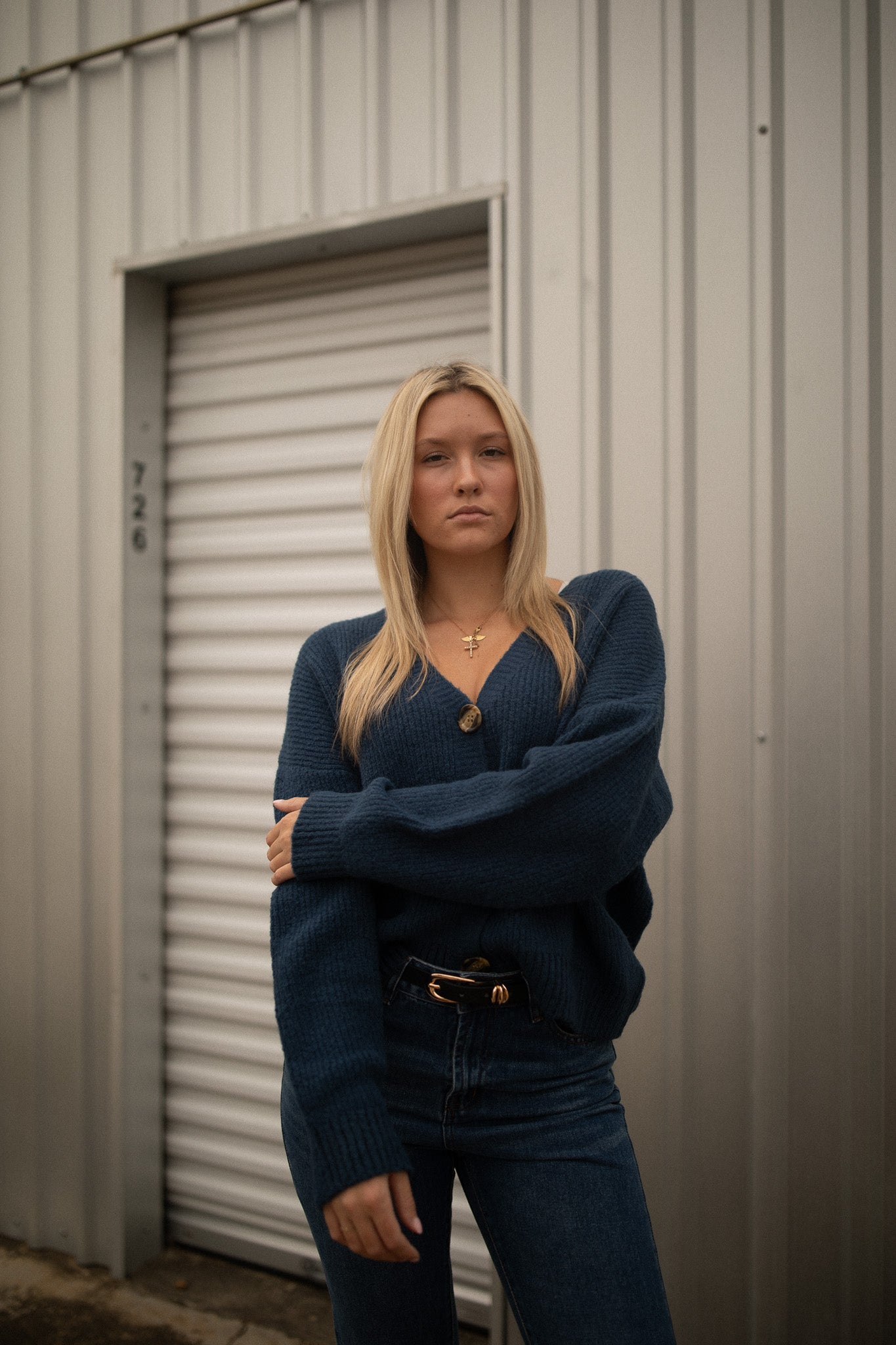 The Leon Cardigan (navy)