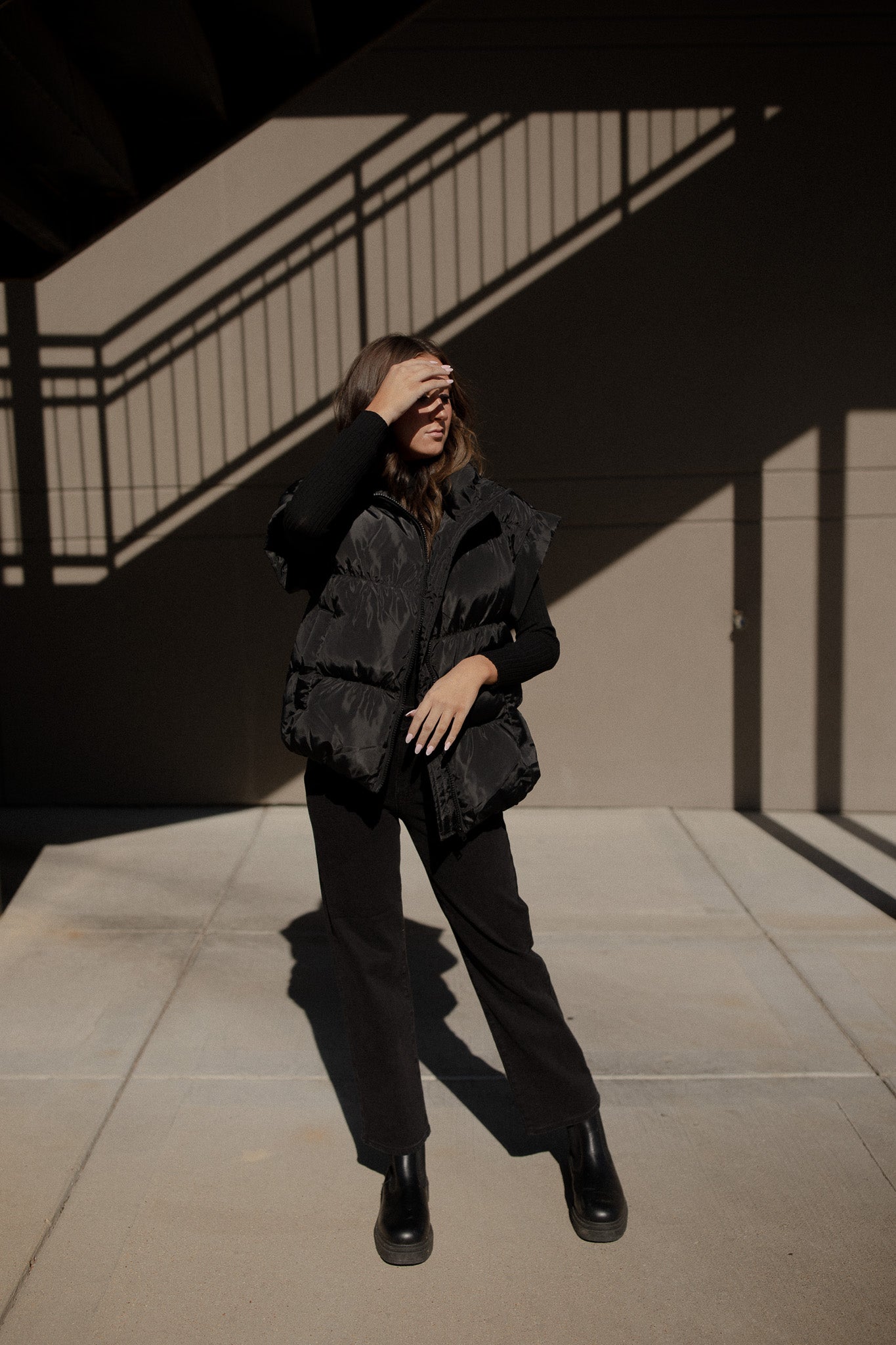Ellison Puffer Vest (black)