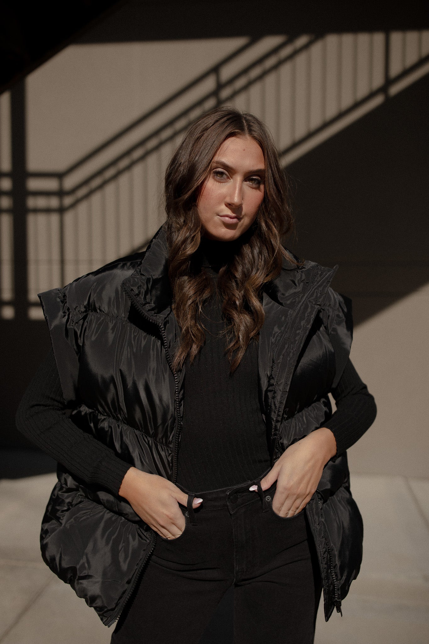 Ellison Puffer Vest (black)