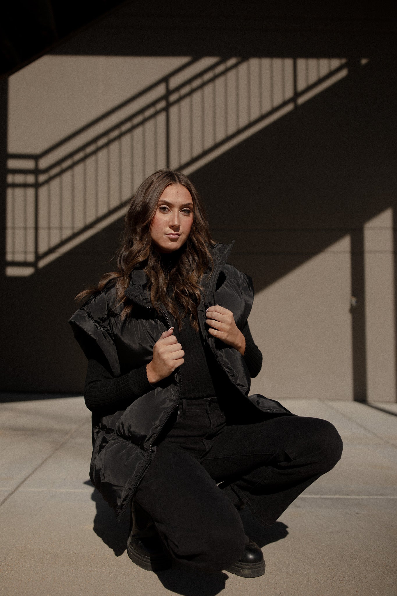 Ellison Puffer Vest (black)