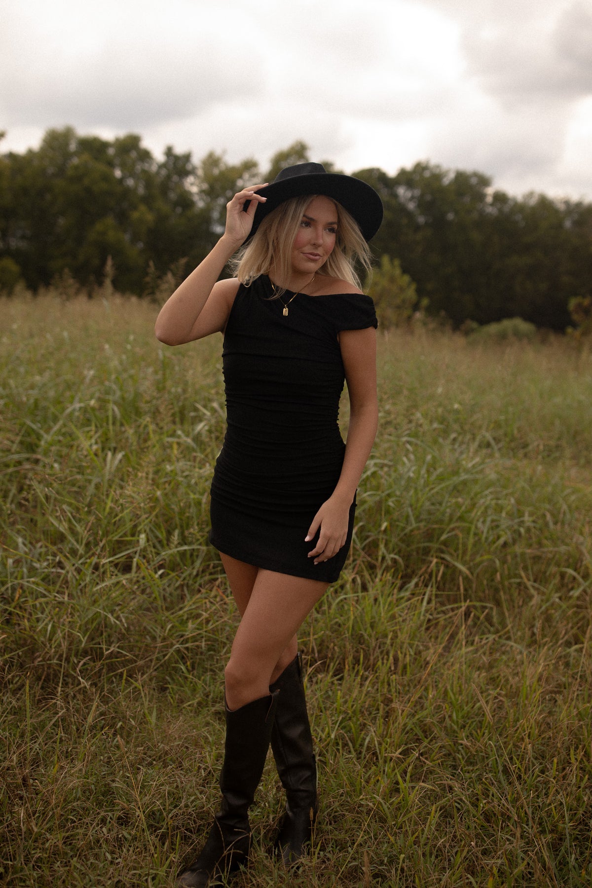 Simone Mini Dress (black)