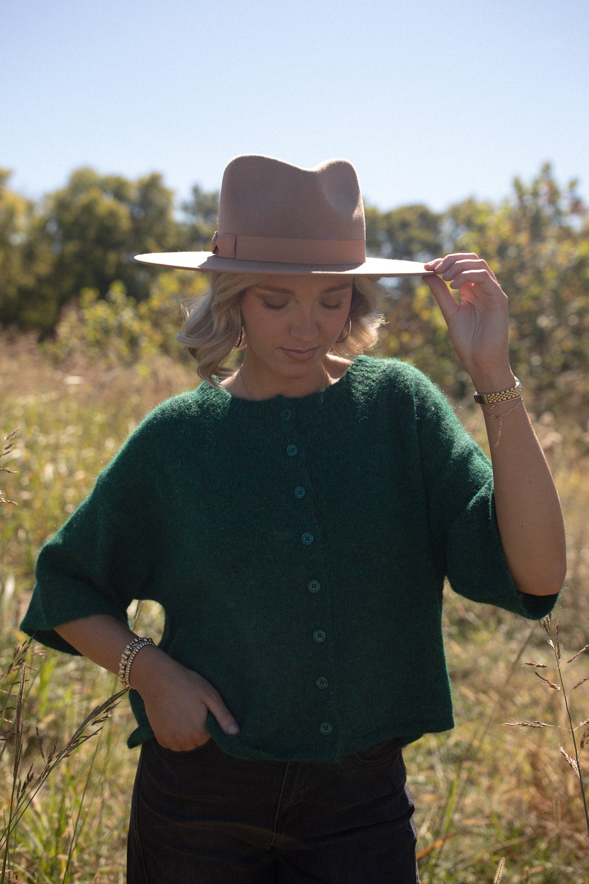 The Penny Cardigan (hunter)