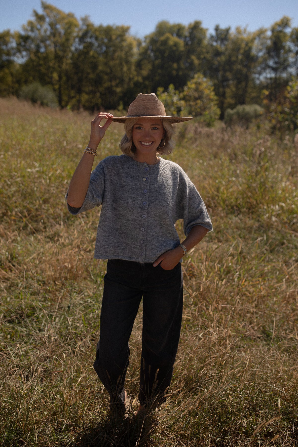 The Penny Cardigan (gray)