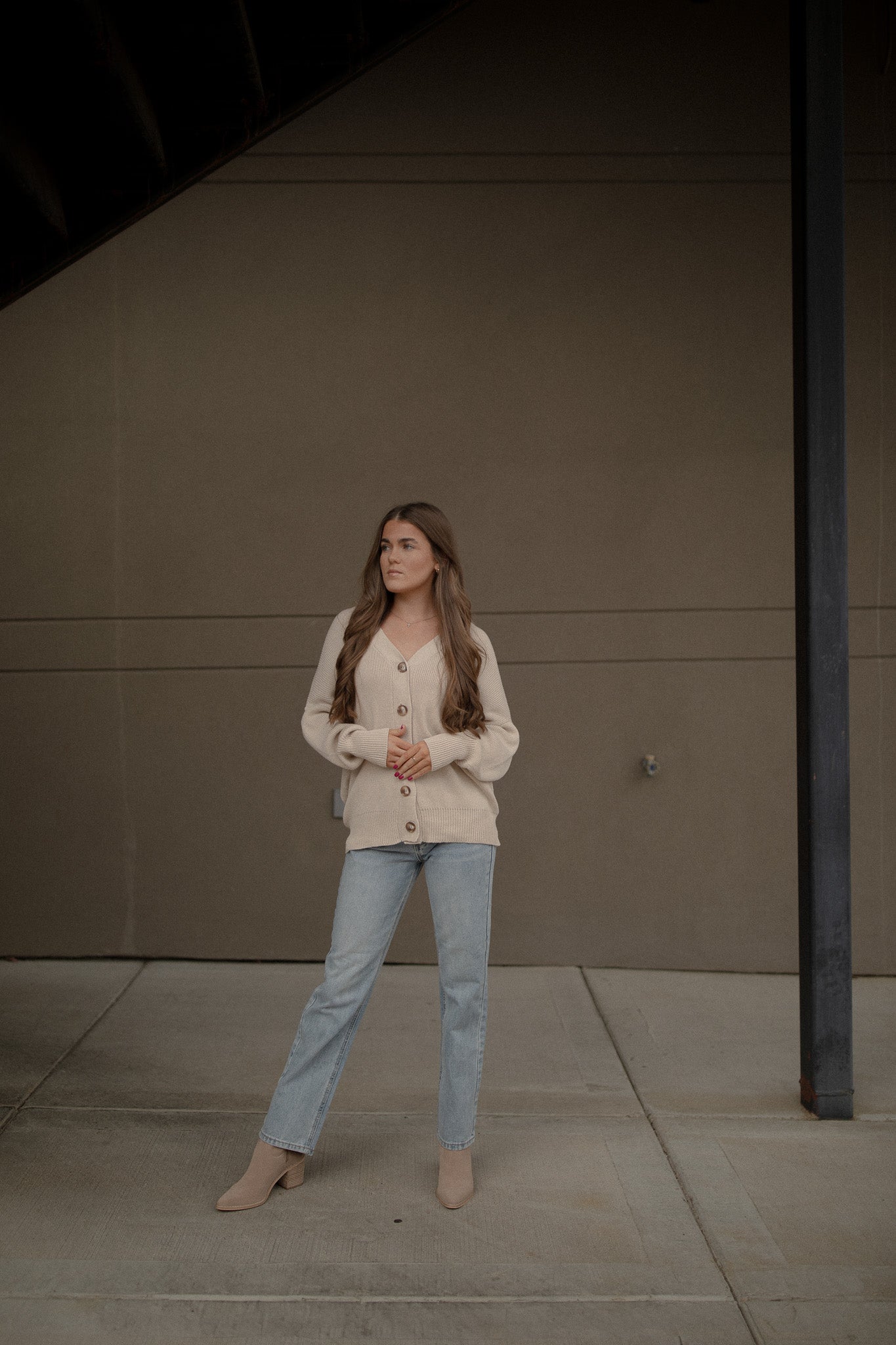 Prescott Cardigan (Cream)