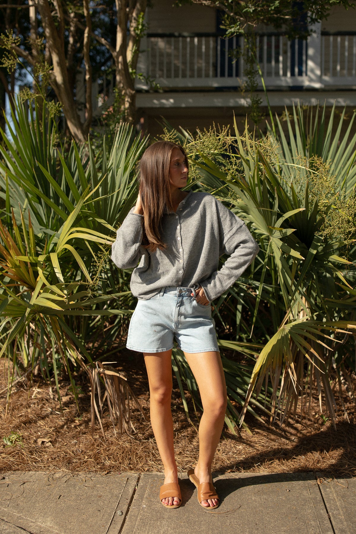 The Piper Cardigan (grey) - GEORGE-MARY'S