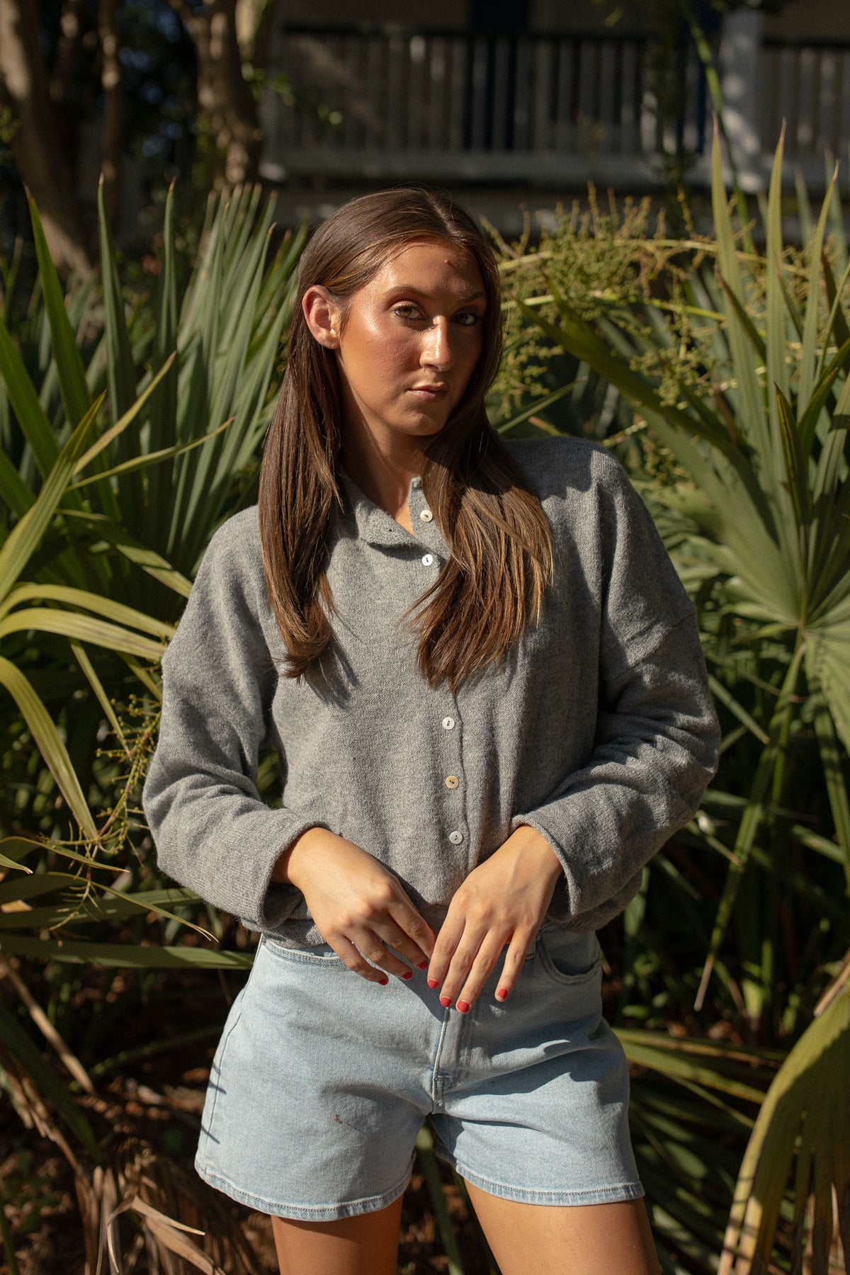 The Piper Cardigan (grey) - GEORGE-MARY'S