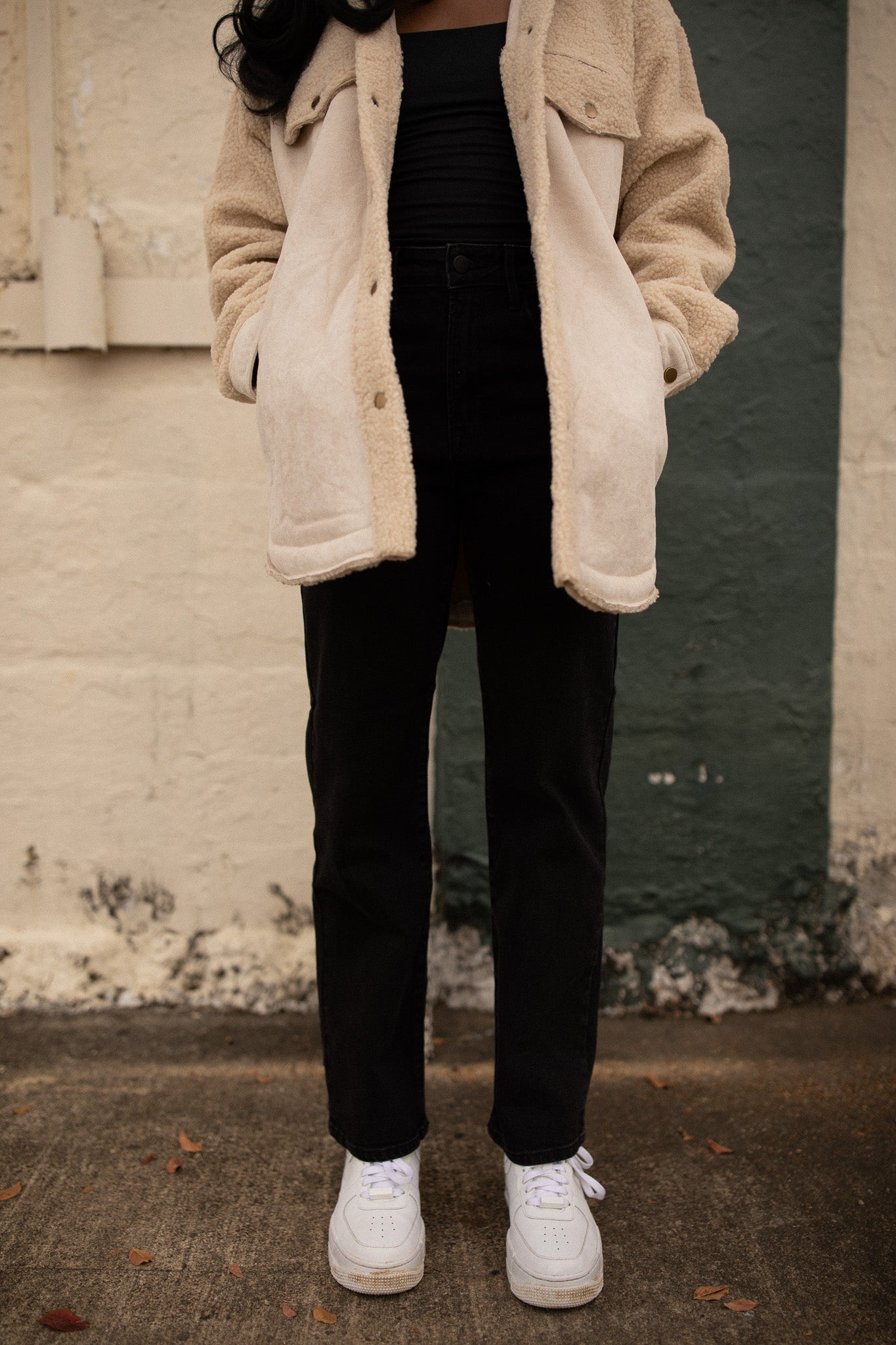 The Dad Straight Leg Jean (High Rise Black)