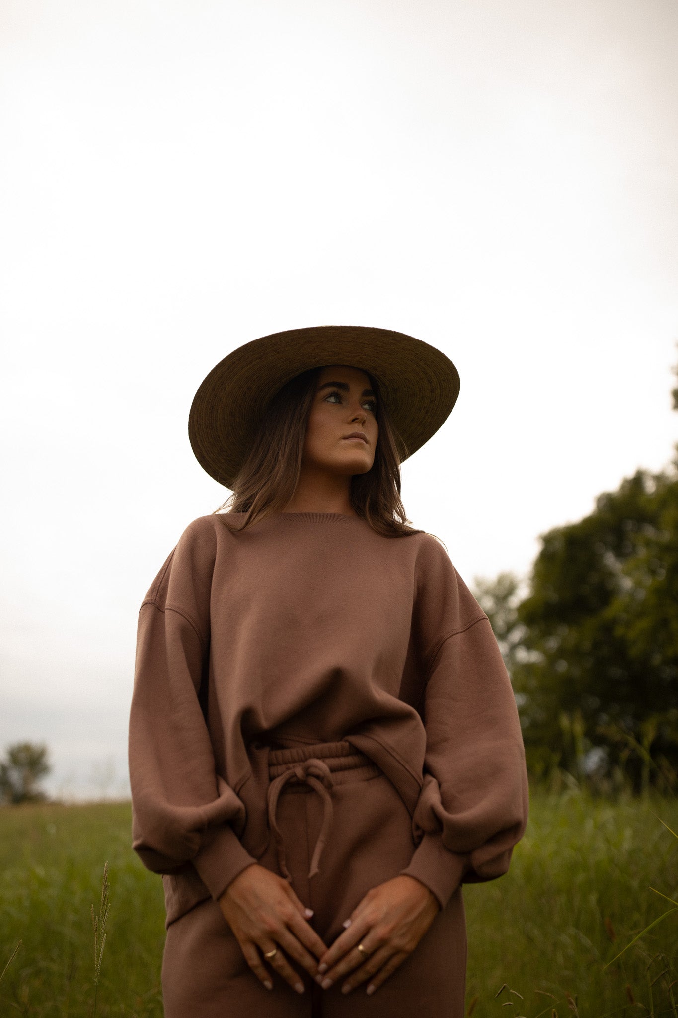 The Sweat Set Top (cocoa)