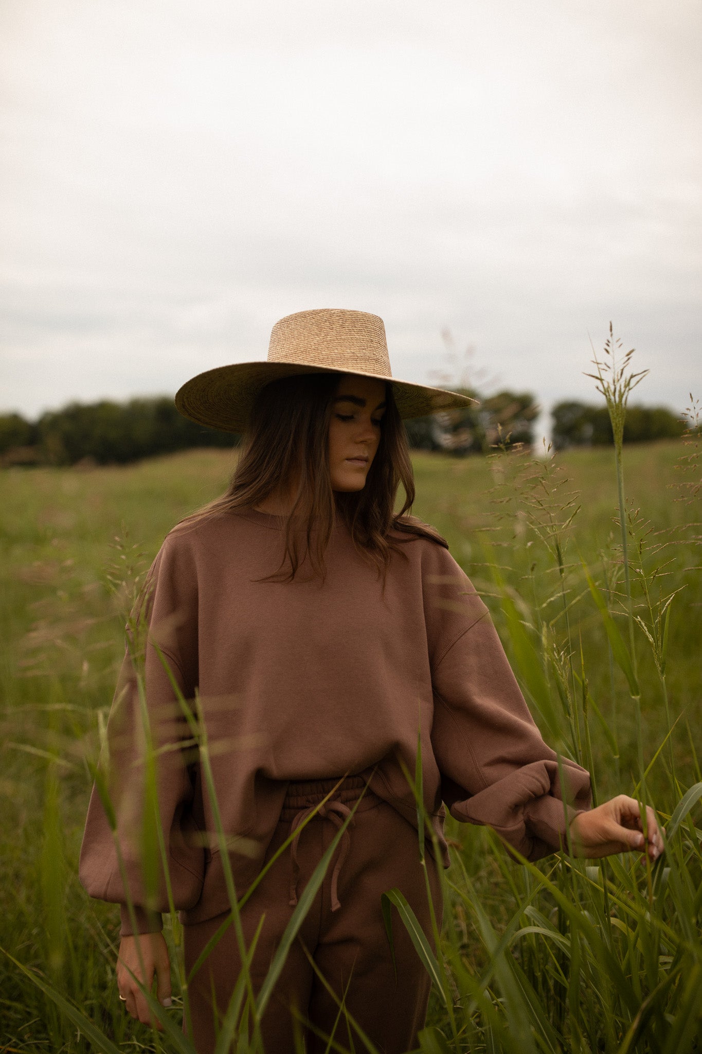 The Sweat Set Top (cocoa)