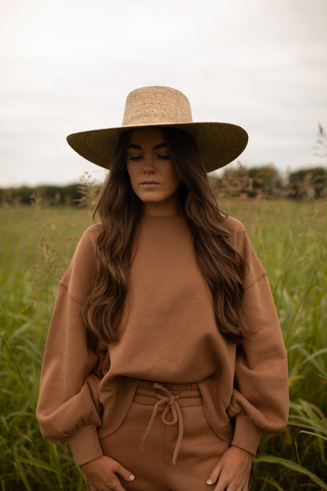 The Sweat Set Top (deep camel)