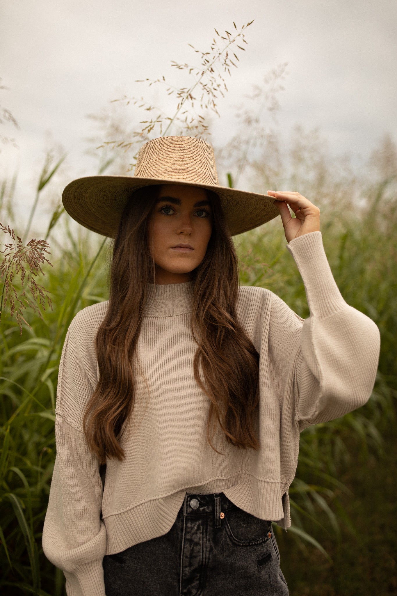 The Polene Sweater (sand beige)