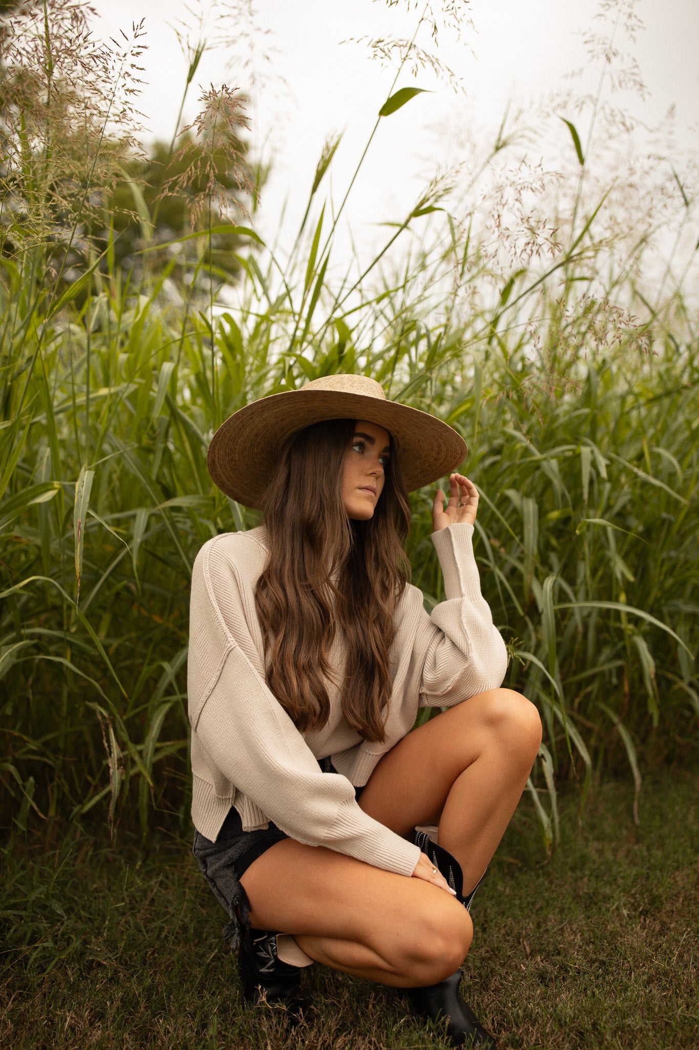 The Polene Sweater (sand beige)
