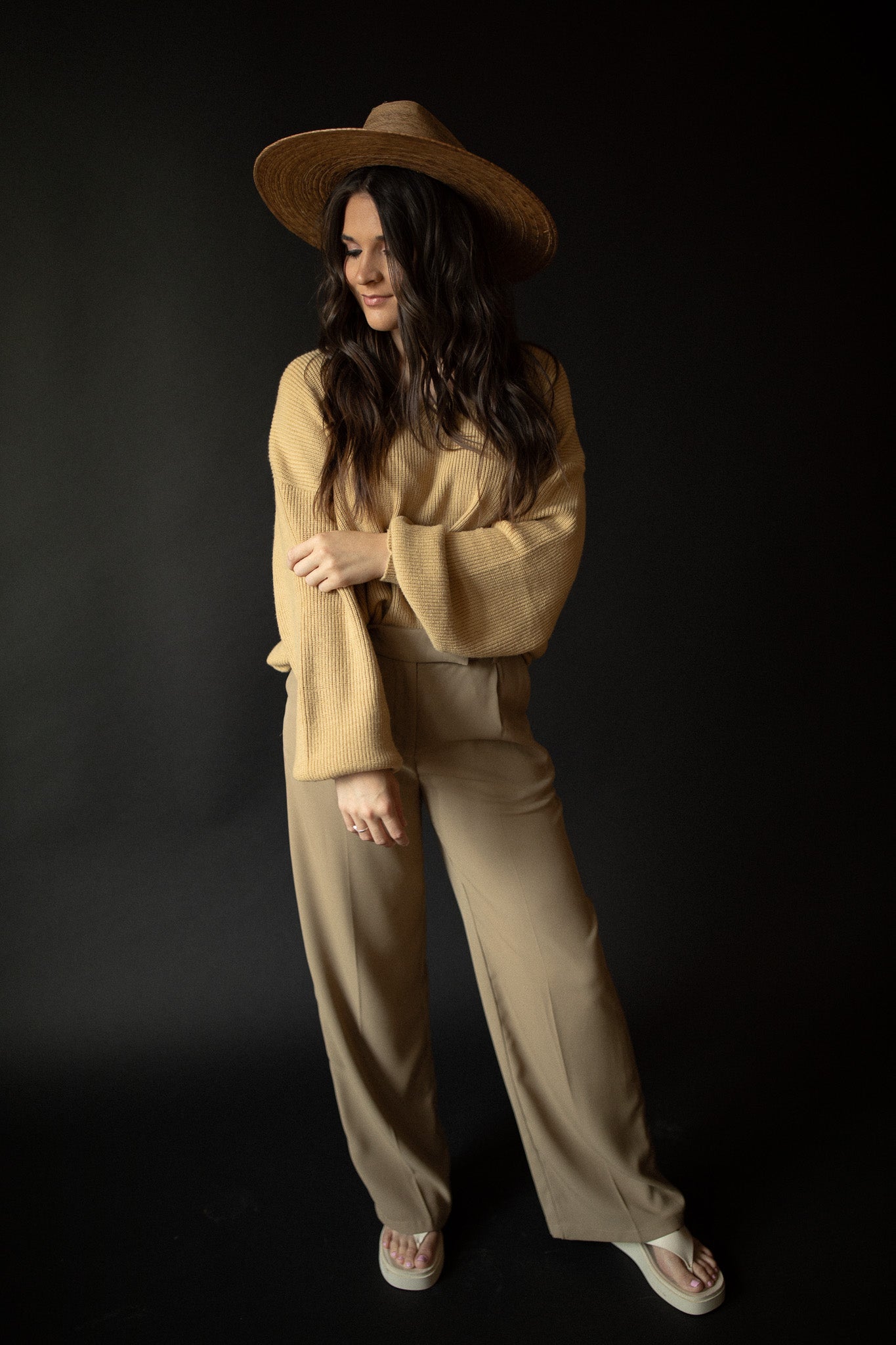 Soho Camel Trousers